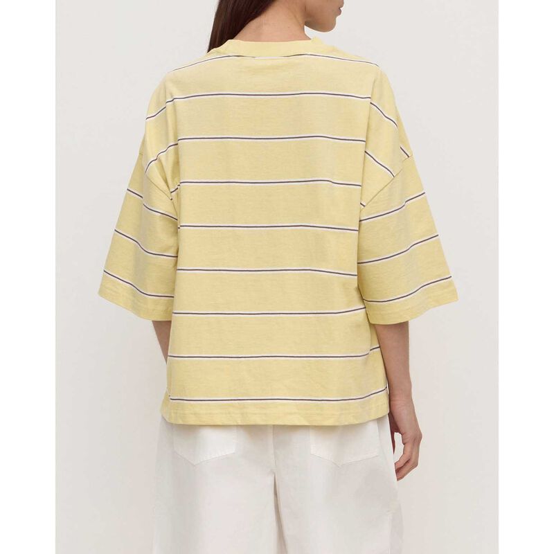 Assembly Label Nora Cotton Stripe Oversized Tee Rind Stripe image number 1